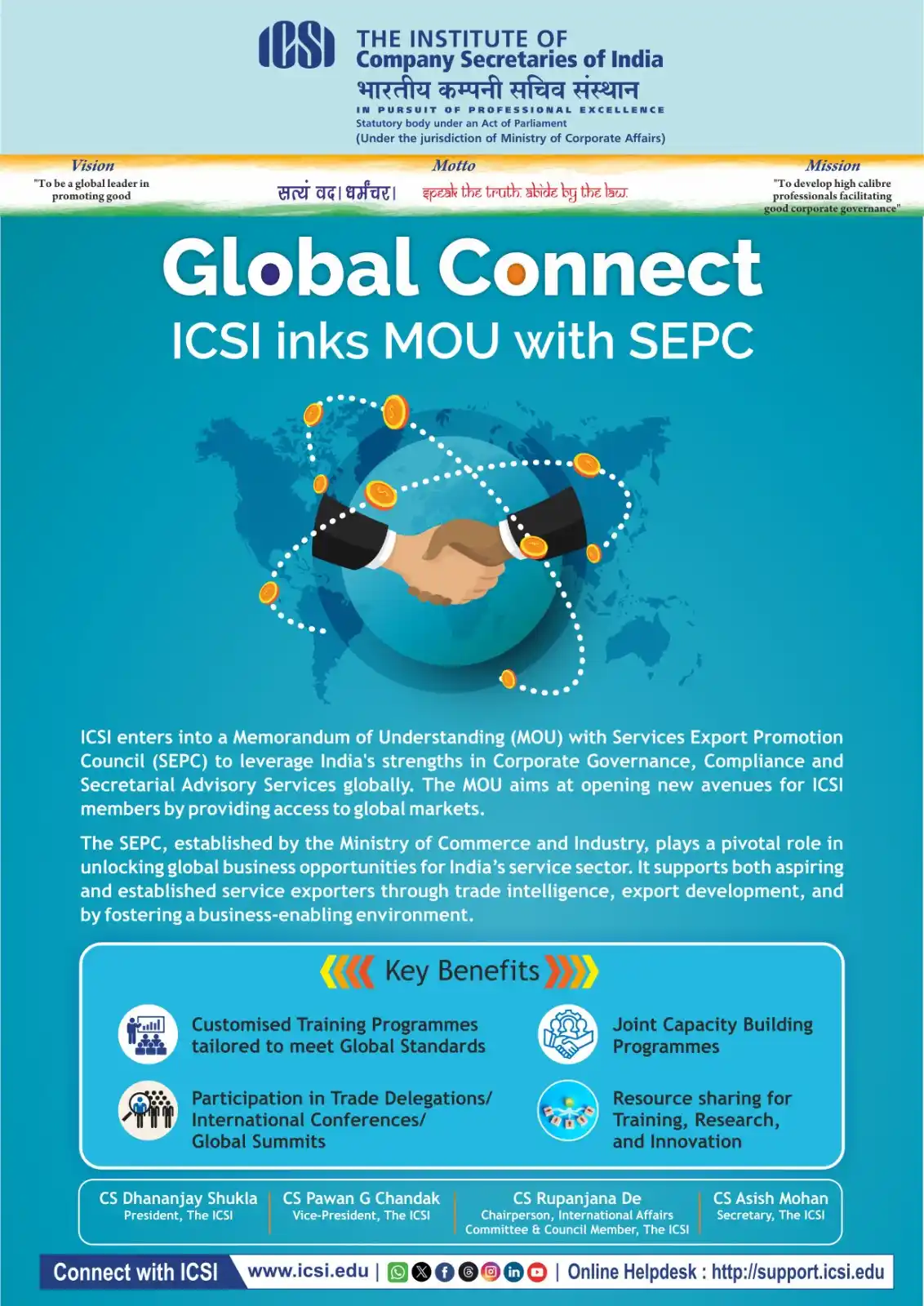 Image from The Institute of Company Secretaries of India (ICSI): <a class="text-blue-500 hover:underline cursor-pointer" href="/hashtag...