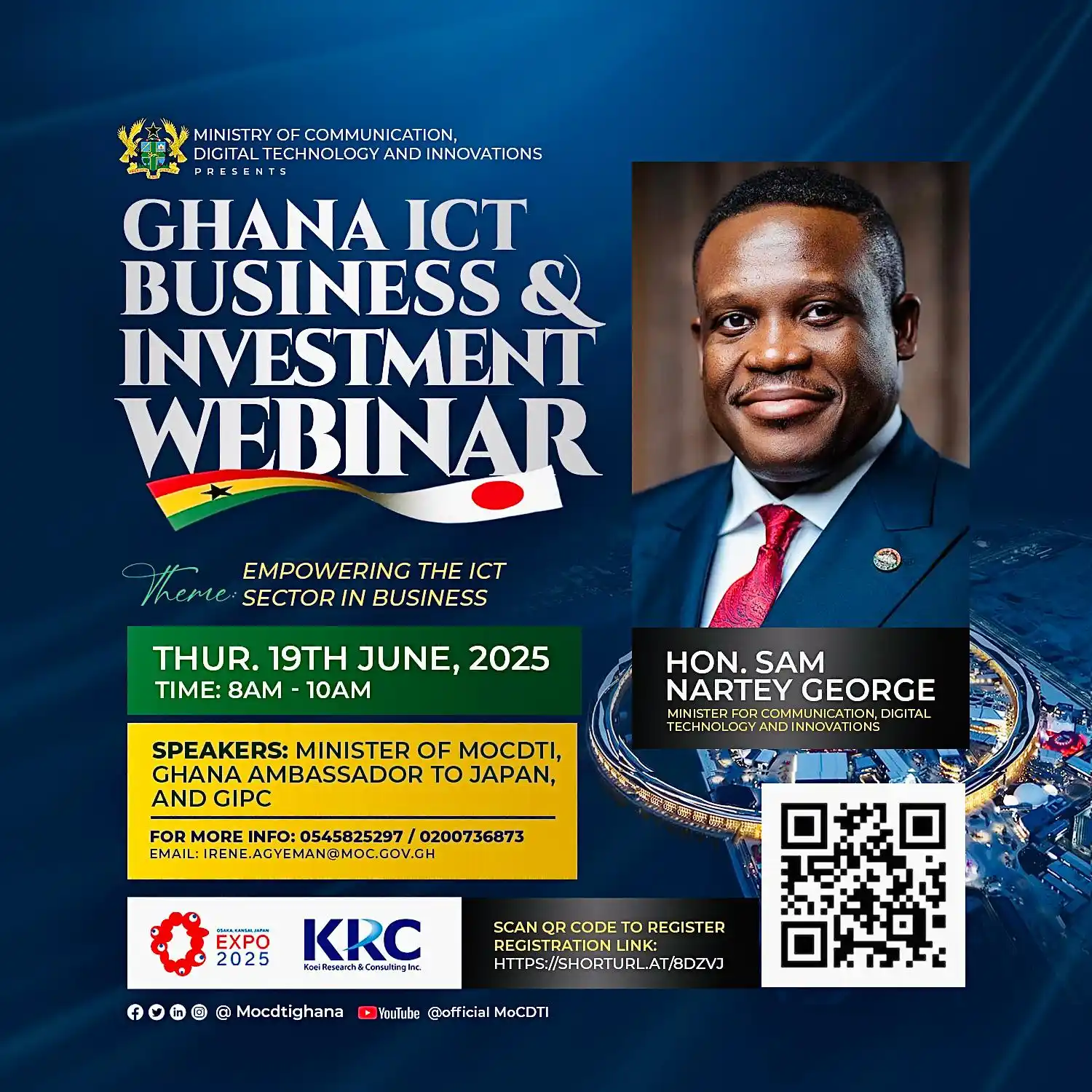 Image from Gethsemane AI & Robotics Solutions: Join the Ministry of Communication, Digital Technology and Innovations...