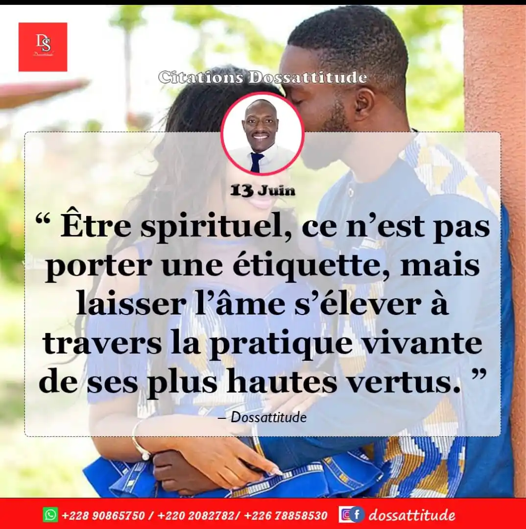 Image from VITAMINE MENTALE 🤗: 🛐 L’âme s’élève véritablement quand la spiritualité devient un chemin...