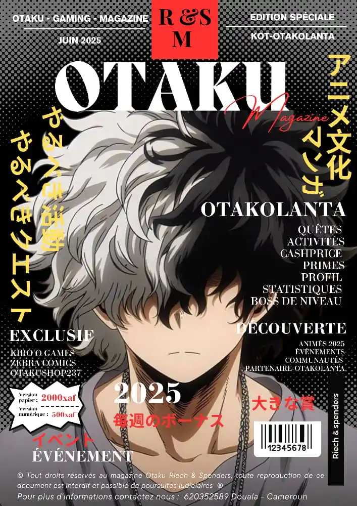 Image from K-MER OTAKU COMMUNITY 🐉✨: 🎯La couverture du magazine 🎯 Nom du Magazine : *Riech & Spenders ma...