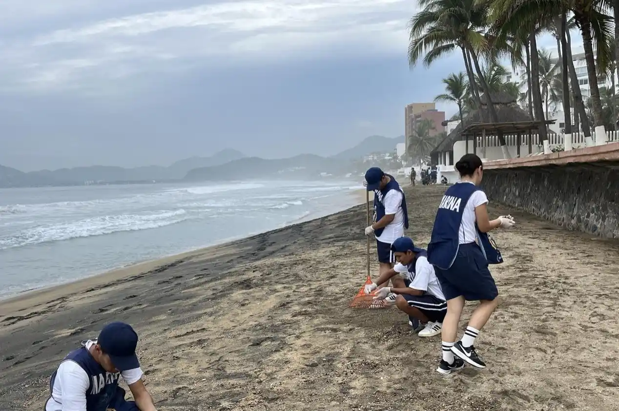 Image from Secretaría de Marina: *Marina participa en la “campaña Nacional de Limpieza de Playas y Cost...