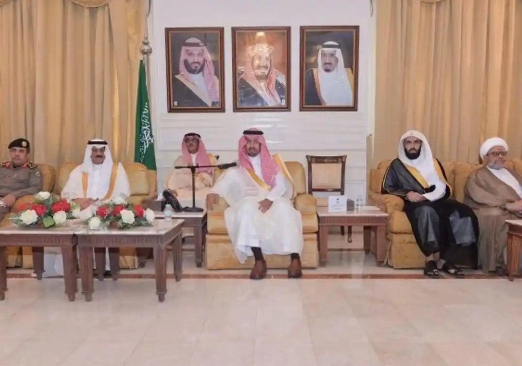 Image from صحيفة صُبرة الإلكترونية : محافظ القطيف يستقبل المهنئين بعيد الأضحى https://sobranews.com/sob...
