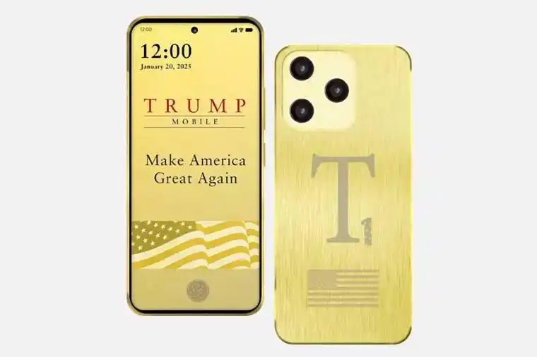 Image from مركز الإعلام الرقمي DMC : منظمة ترامب تعلن عن إطلاق هاتف ذهبي جديد باسم “Trump T1” بسعر 499 دولا...