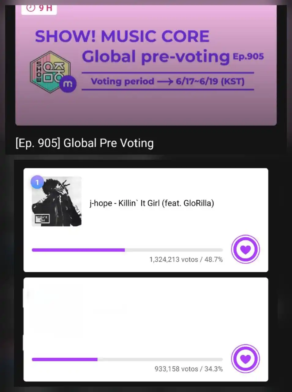 Image from ๐ง๐ทโ๐ซ ึขึขหขแตแตแตแตสณแต๐๐๐๐๐๐๐๐: *_โญ ~ MUSIC CORE - MUBEAT_* *_โ ๏ธRestam menos de 9 horas para conclui...
