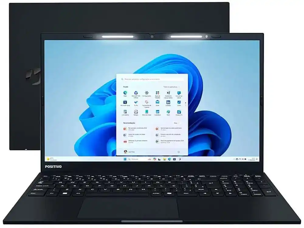 Image from Caça Preço Do Rocha !: Notebook Positivo Vision R15 A-15 AMD Ryzen 5 8GB RAM SSD 256GB 15.6" ...