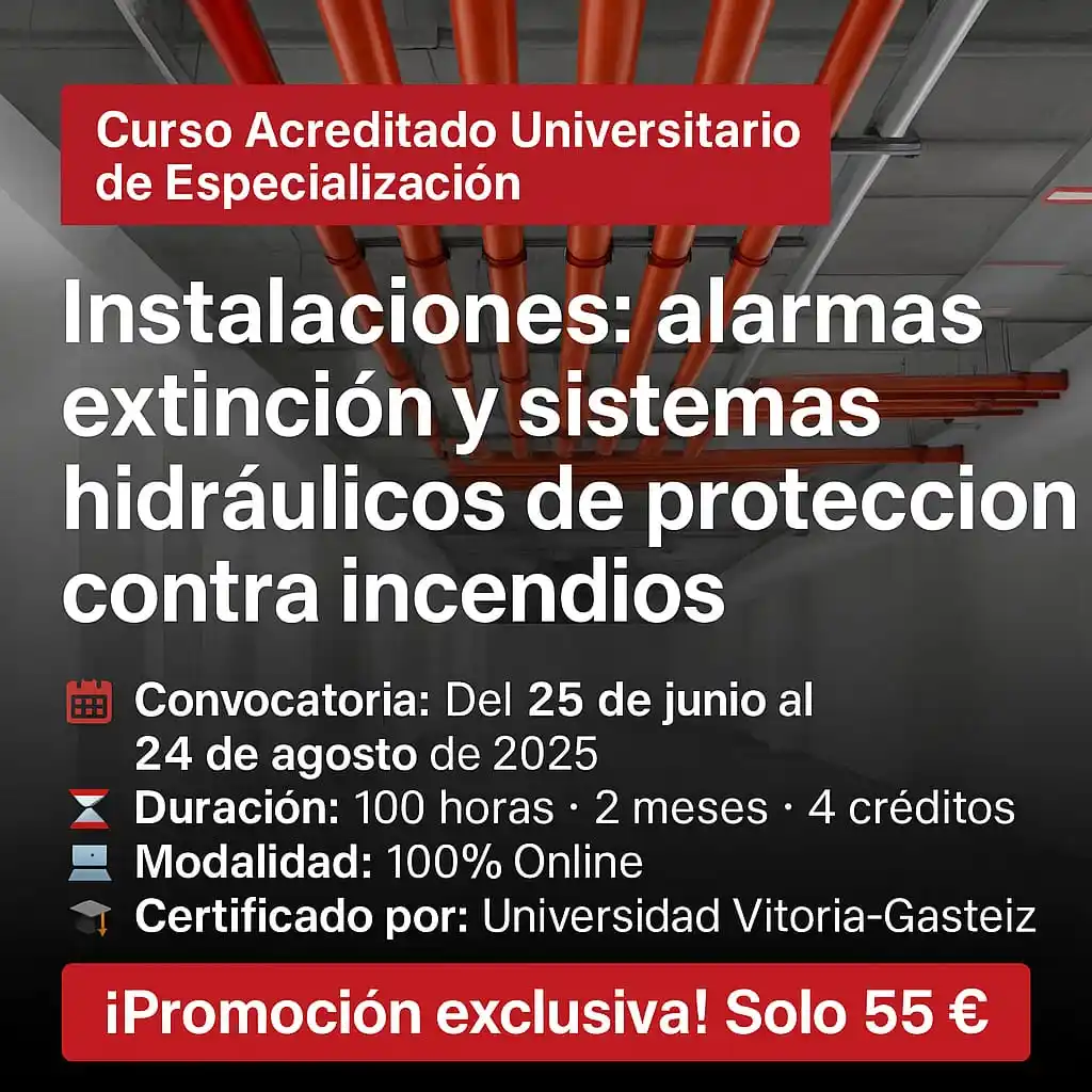 Image from ÁREA FORMACIÓN SYE: *NOVEDAD* Curso Acreditado Universitario de Especialización en Instala...