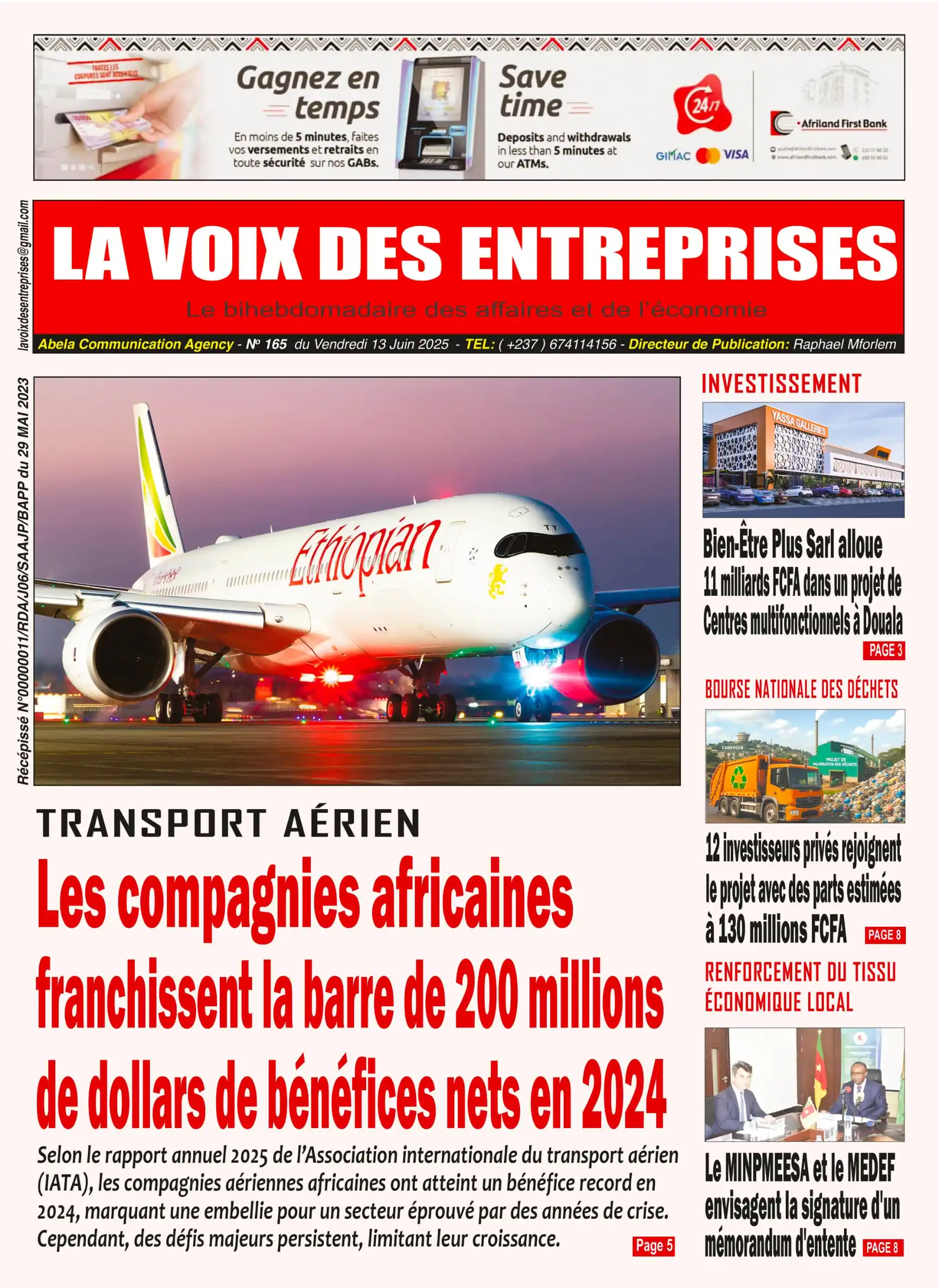 Image from La Voix Des Entreprises: *Obtenez* ce numéro *ici* 👉🏽 https://www.ekiosque.cm/journal-869771-...