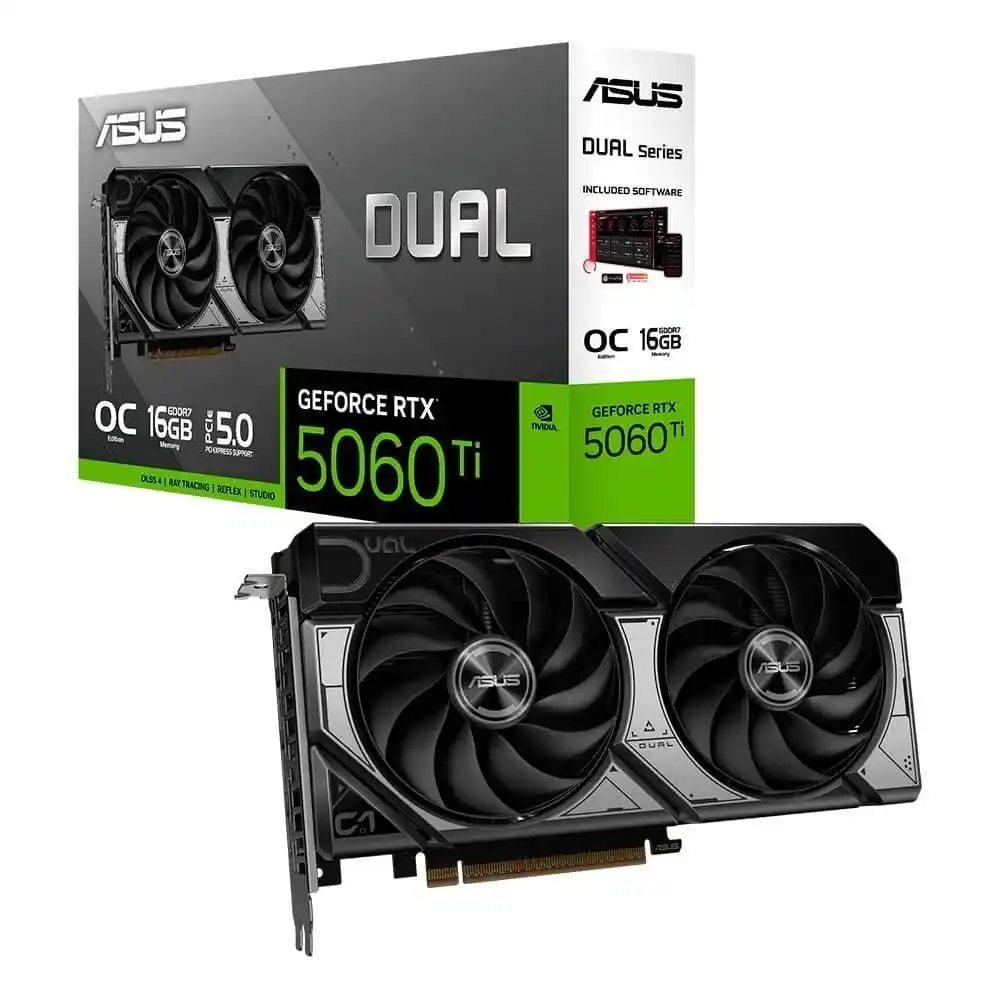 Image from Caça Preço Do Rocha !: 🔥 Placa de Vídeo ASUS DUAL RTX 5060 TI O16G NVIDIA GeForce, 16GB GDDR...