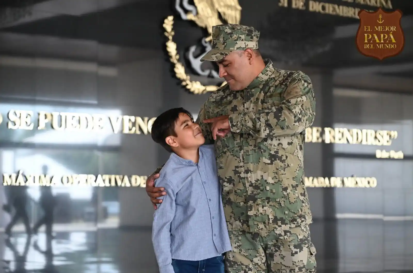 Image from Secretaría de Marina: Porque ser padre es la misión más importante y trascendental, hoy honr...
