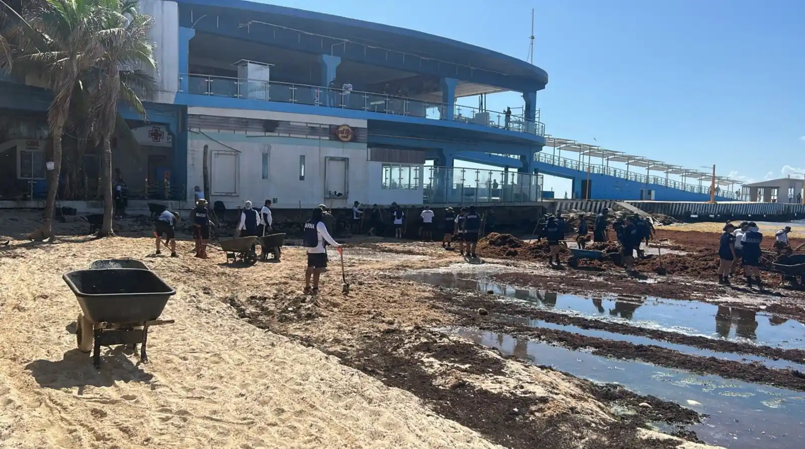 Image from Secretaría de Marina: *Quinta Región Naval* *Sector Naval de Cozumel*  *COMUNICADO DE PRENSA...