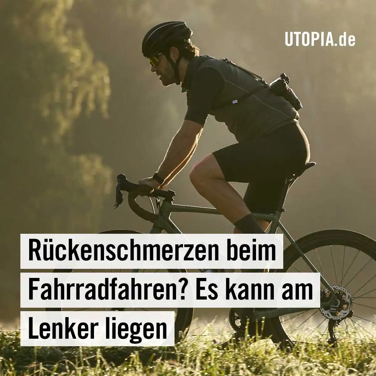 Image from Utopia: 🚴♀️ Rückenschmerzen beim Fahrradfahren? Es kann am Lenker liegen Si...