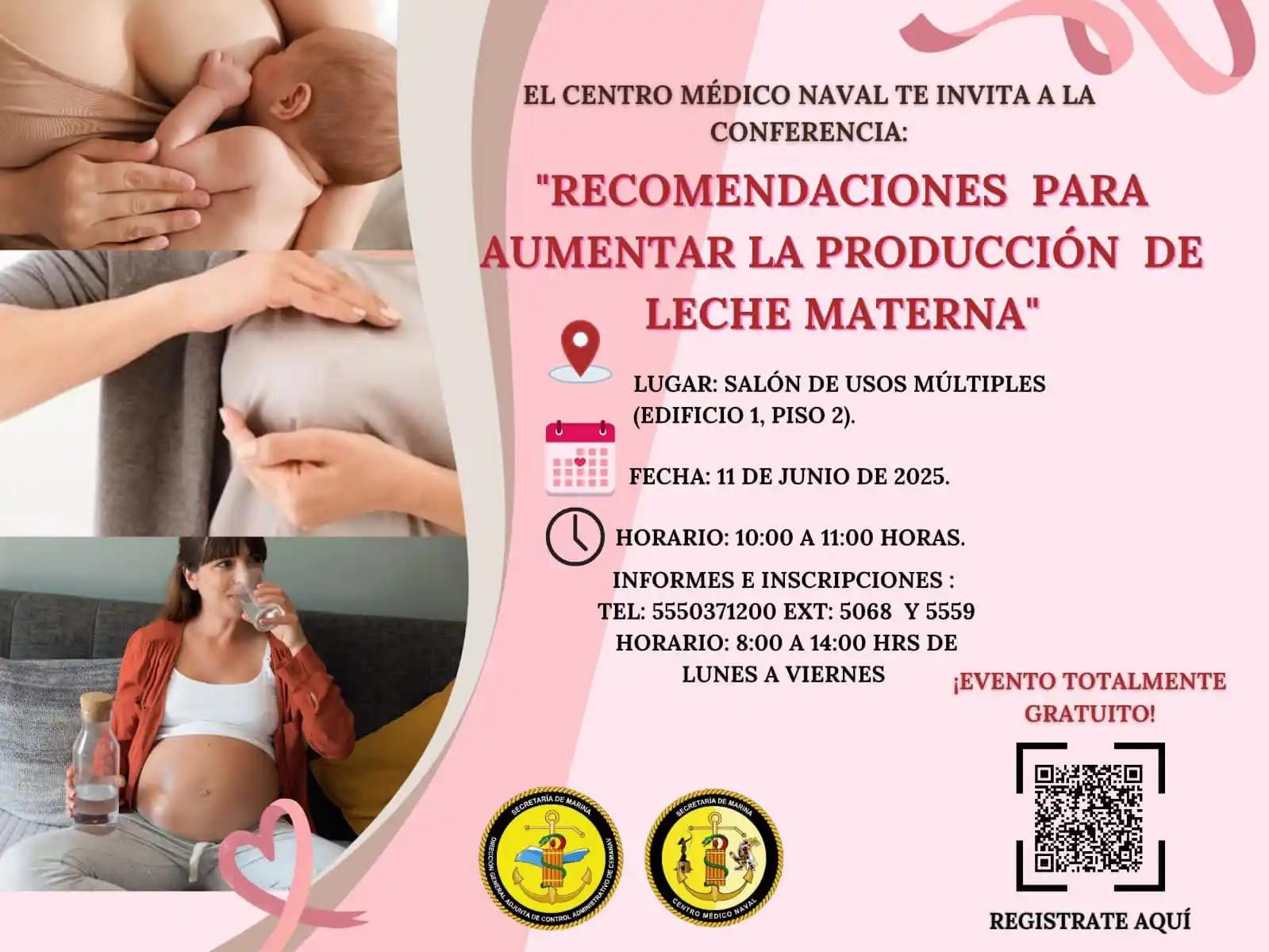 Image from Secretaría de Marina: *¿Sabías que la producción de leche materna comienza incluso antes de ...