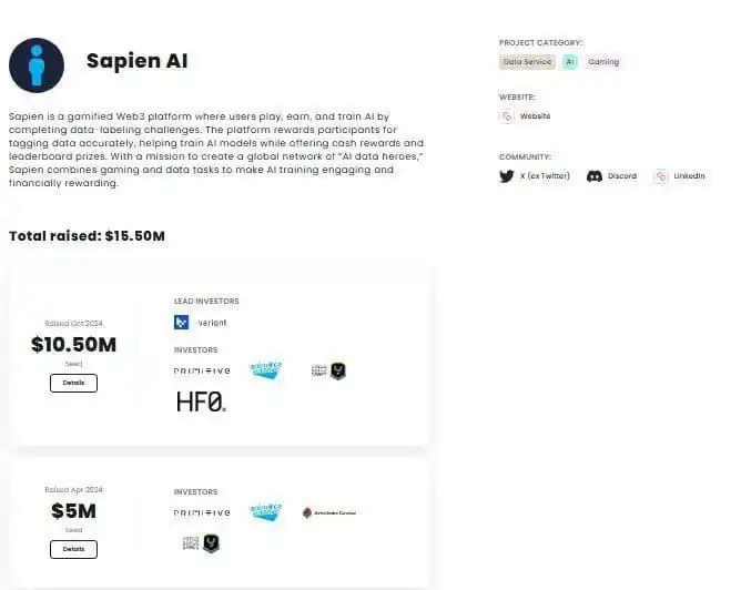 Image from AIRDROP CRYPTOCURRENCY KADAL🦎: 🌈 Sapien AI Testnet 🎁 Reward For All Users ➖Register https://app.sa...