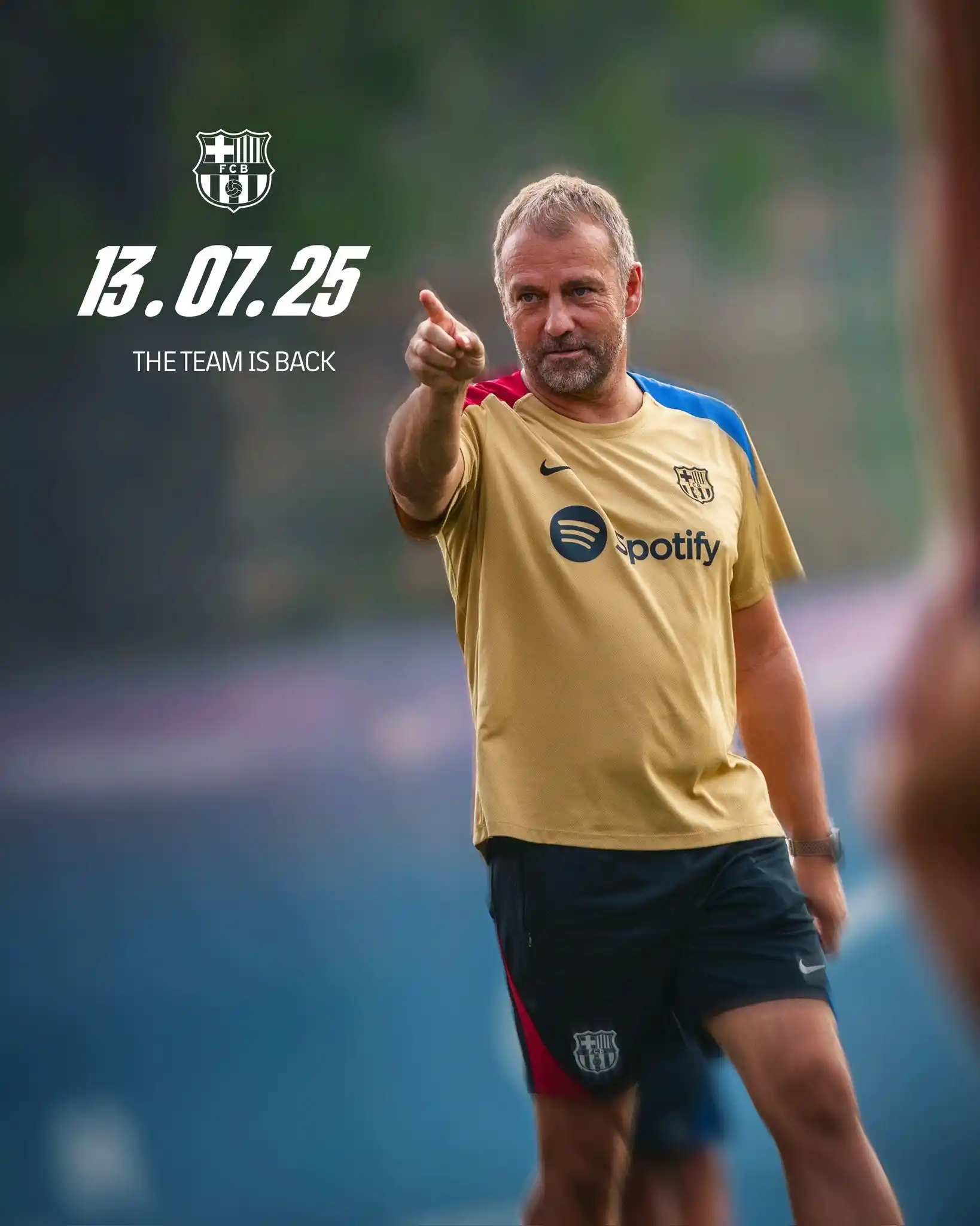 Image from FC Barcelona: SAVE THE DATE 😏 Preseason to start on 13 July for first team!...