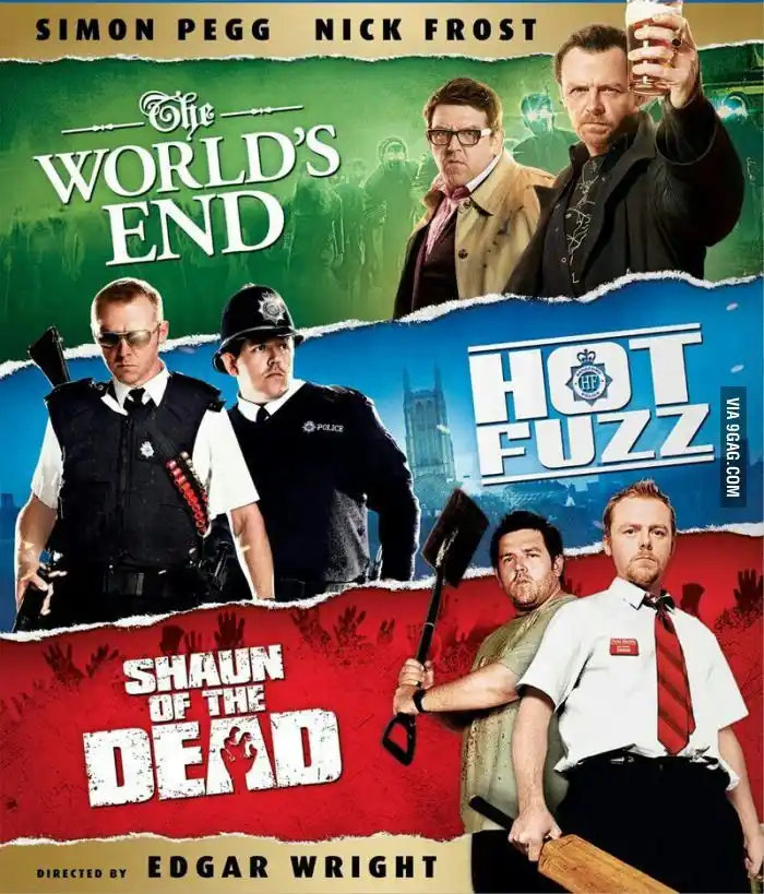 Image from HOUSE DRAGÓN FANÁTICOS 🛡️: *🎬Shaun Of The Dead, Hot Fuzz y The Worlds End* > Una trilogía clási...