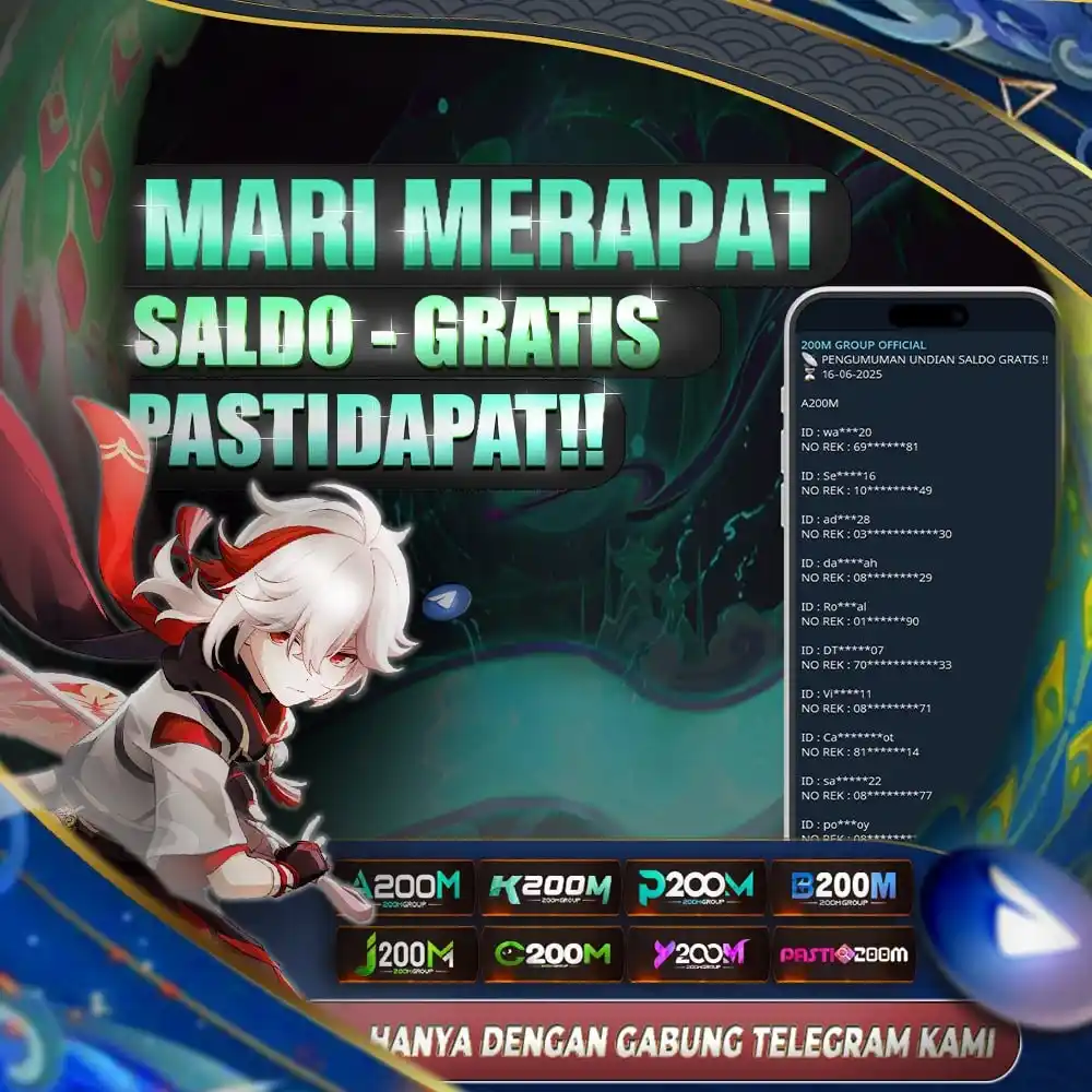 Image from SLOT K200M GACOR: " Tersedia SALDO GRATIS untuk kamu yang mau main PRAKTIS " Hanya untu...