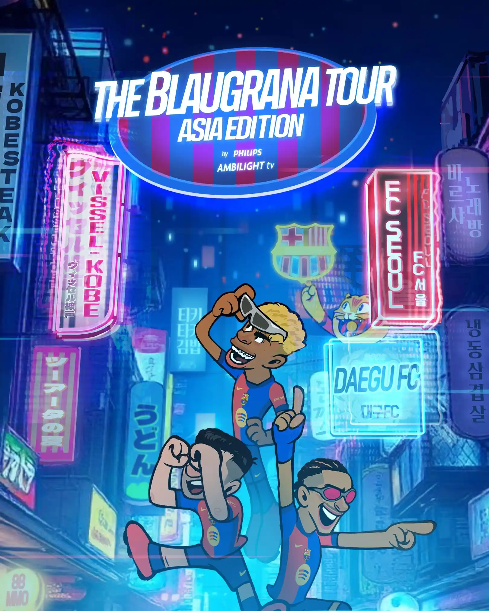Image from FC Barcelona: The Blaugrana Tour, Asia Edition, by Philips <a class="text-blue-500 h...