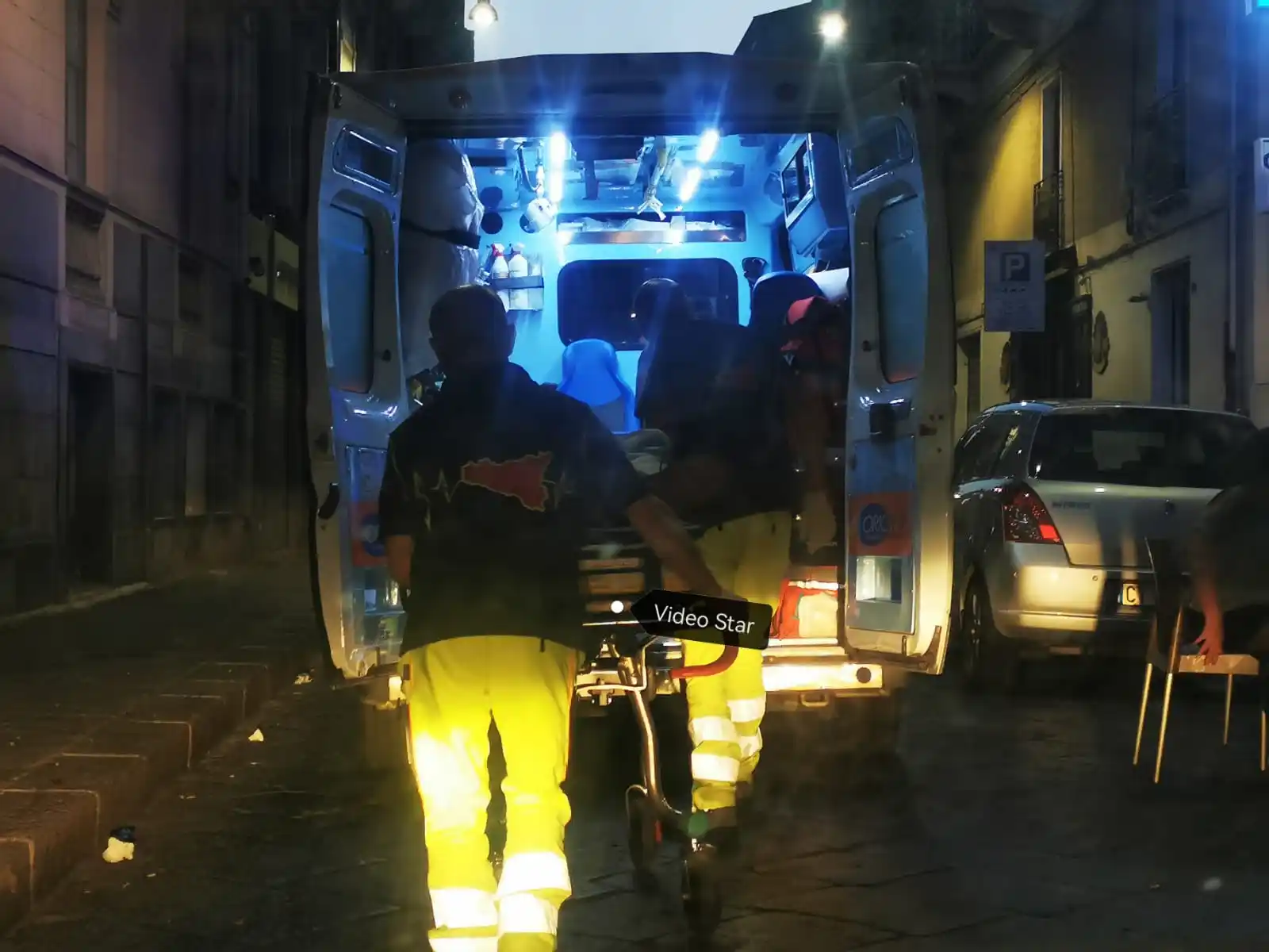 Image from Video Star: Ultim’ora  Biancavilla: cade e si fa male ad una gamba, uomo soccorso ...