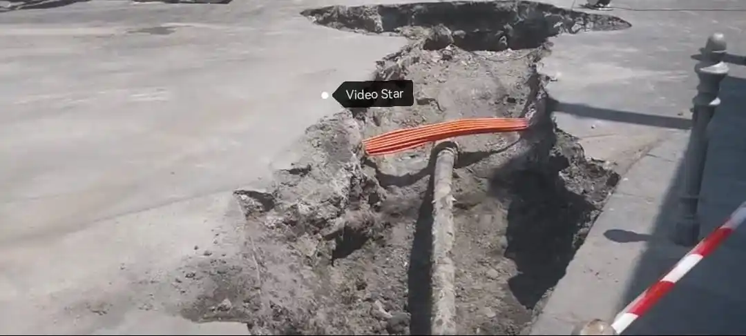 Image from Video Star: Ultim’ora Paternò: fuga di gas in via Santa Caterina, perdita indivi...
