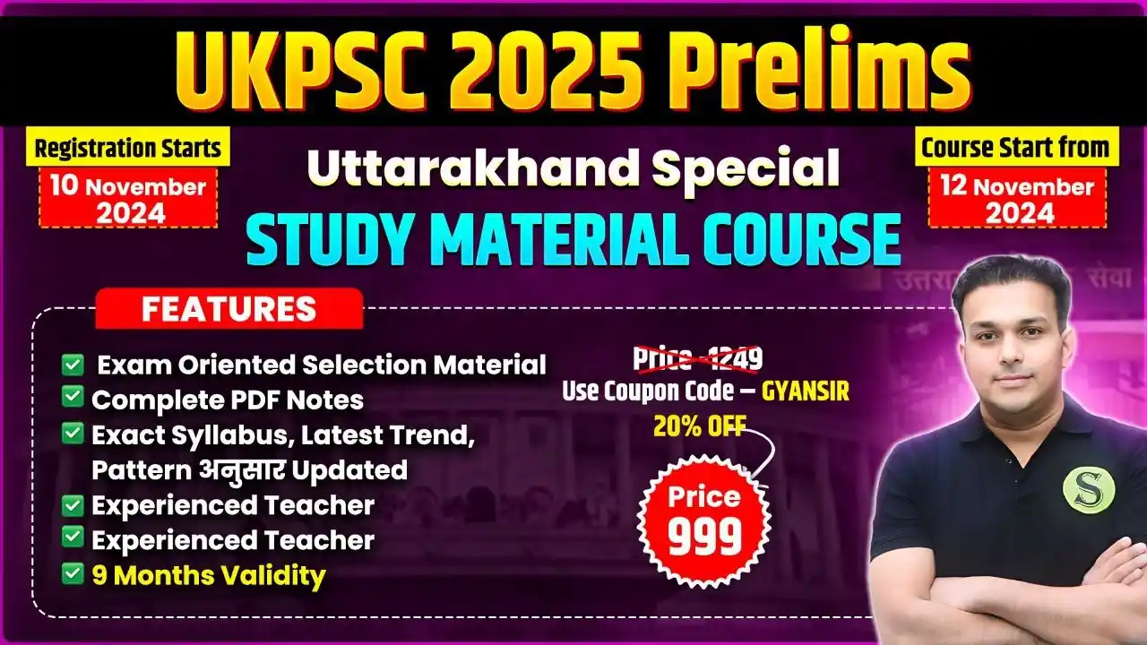 Image from gyan sir education: *Uttarakhand Special gk GS for UKPSC 2025 Prelims, PDF download allowe...