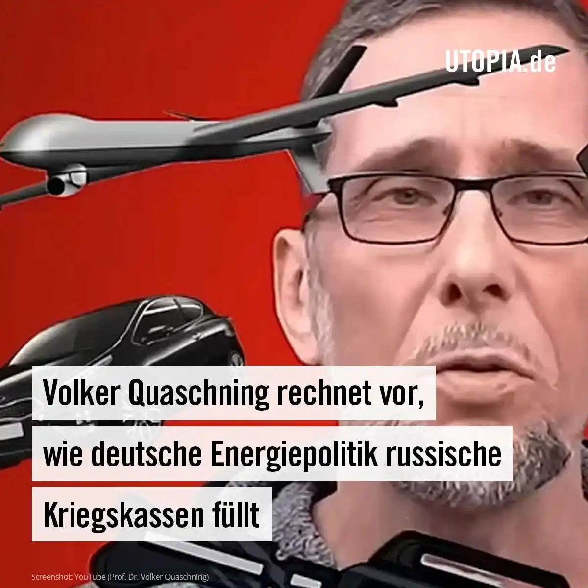 Image from Utopia: 💰 Volker Quaschning rechnet vor, wie deutsche Energiepolitik russisch...