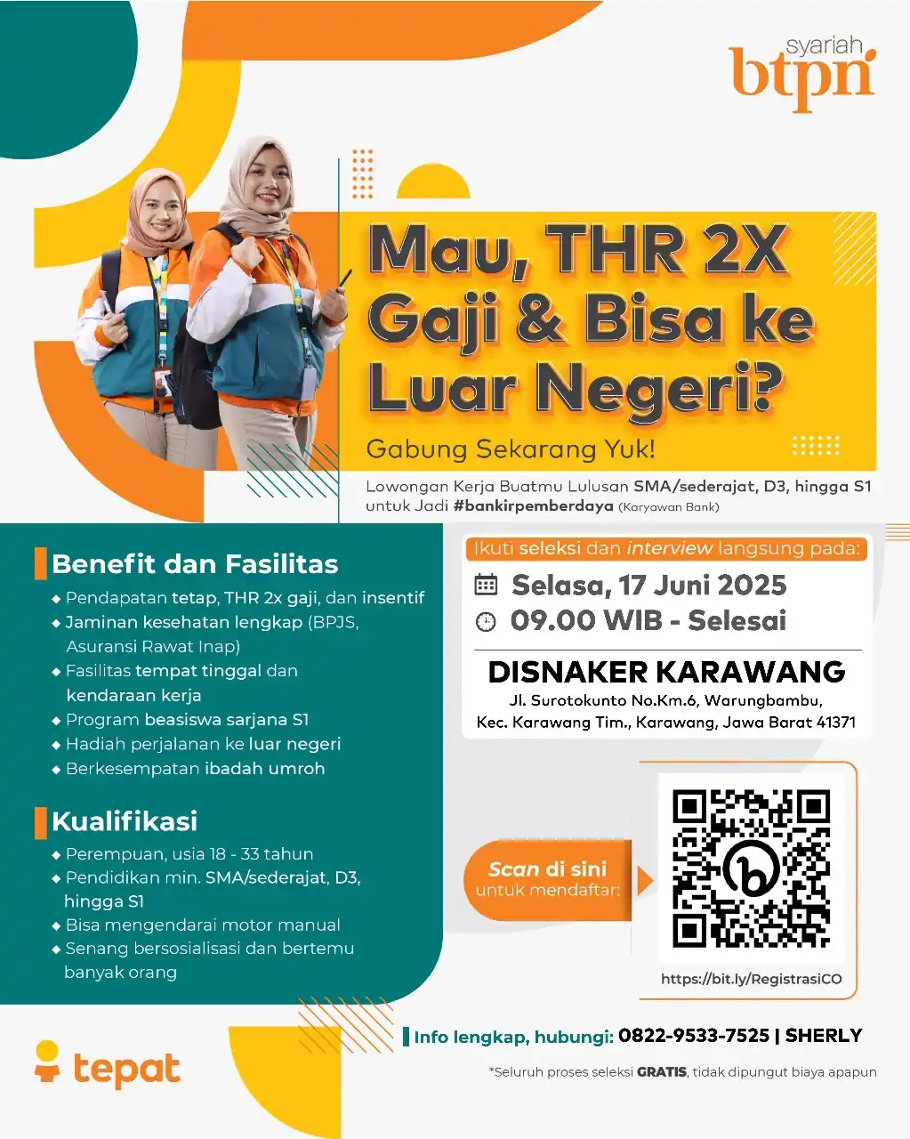 Image from Loker Karawang Cikarang Jabodetabek: Walk In Interview!✨ Bisa Langsung Hadir! Halo wargi KARAWANG dan seki...
