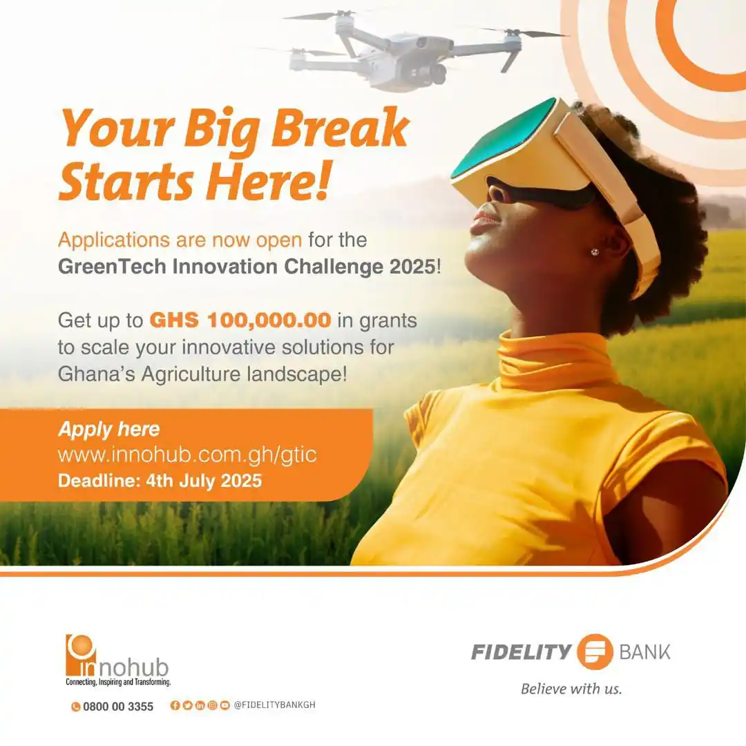 Image from The African Network : 🚀 *We’re live!* The *Fidelity GreenTech Innovation Challenge* has o...