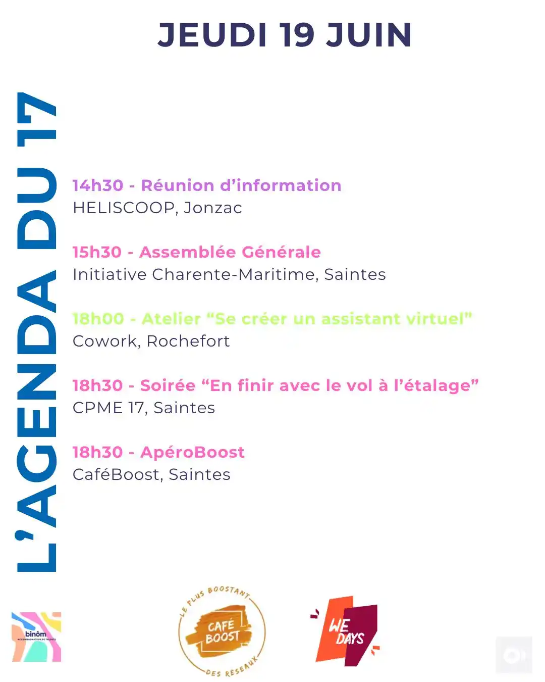 Image from L’AGENDA de l’Entrepreneur & du Porteur de Projet : 14h30 - Réunion d’information HELISCOOP, Jonzac https://www.heliscoop....