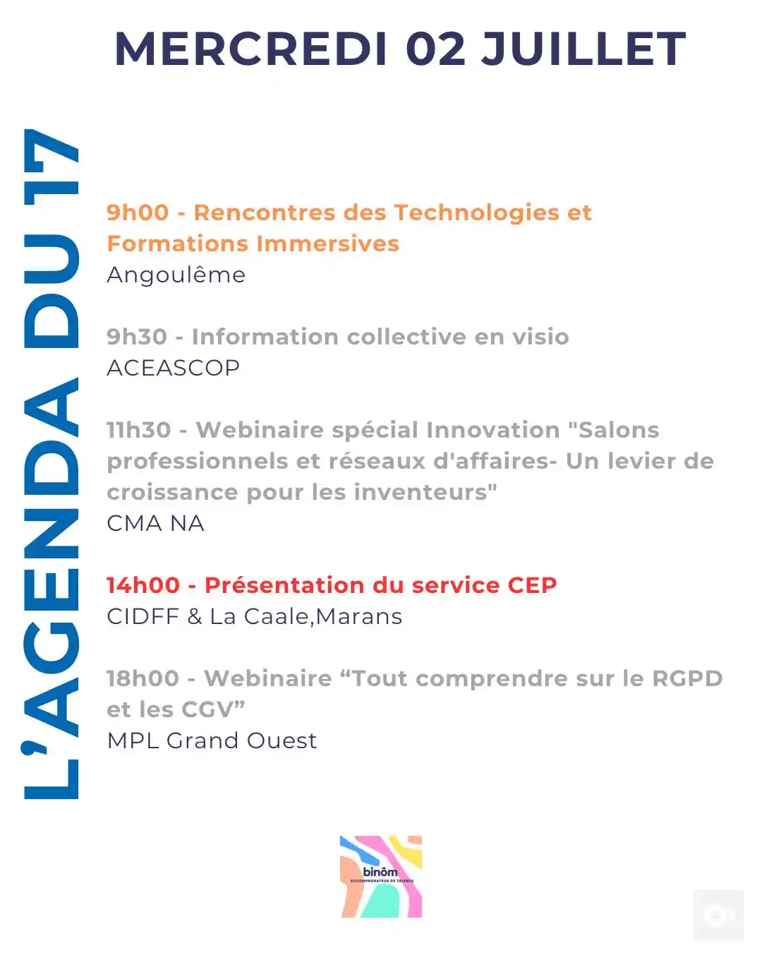 Image from L’AGENDA de l’Entrepreneur & du Porteur de Projet : 9h00 - Rencontres des Technologies et Formations Immersives Angoulême ...