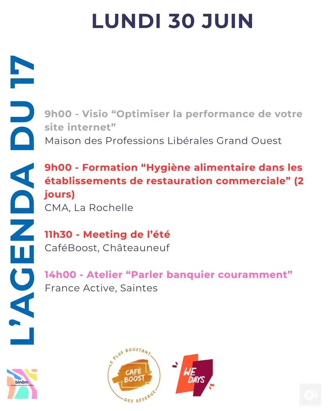 Image from L’AGENDA de l’Entrepreneur & du Porteur de Projet : 9h00 - Visio “Optimiser la performance de votre site internet” Maison ...