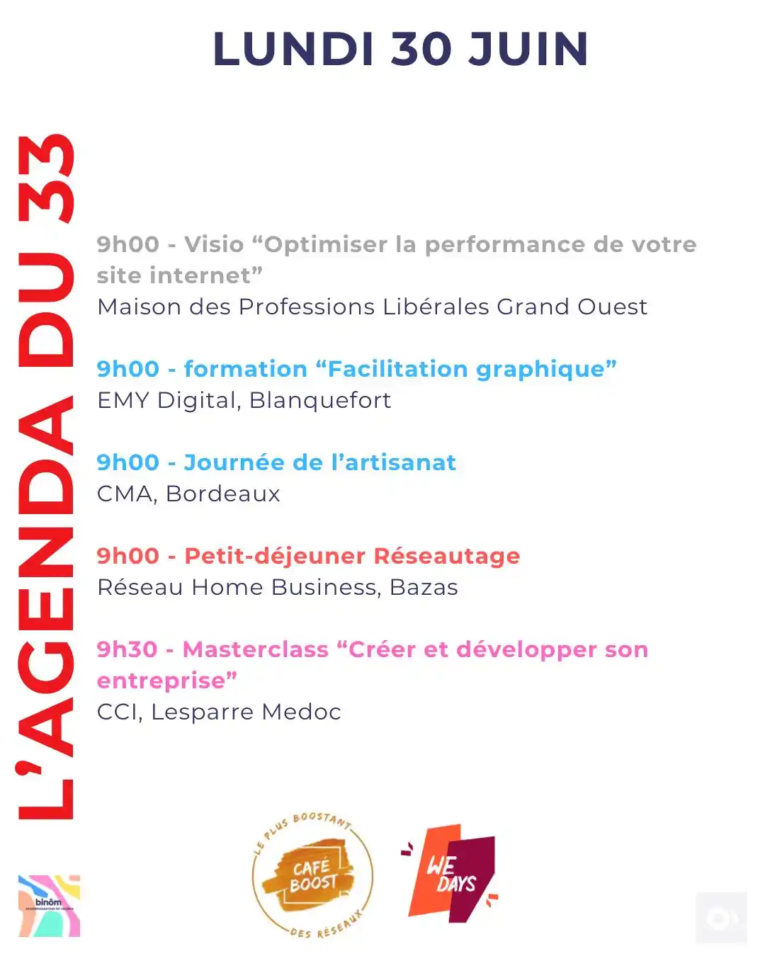 Image from L’AGENDA de l’Entrepreneur & du Porteur de Projet : 9h00 - Visio “Optimiser la performance de votre site internet” Maison ...