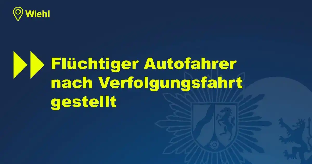 Image from Polizei NRW Oberbergischer Kreis: Am Mittag des 13. Juni (Freitag) gegen 12:15 Uhr waren Polizeibeamte �...