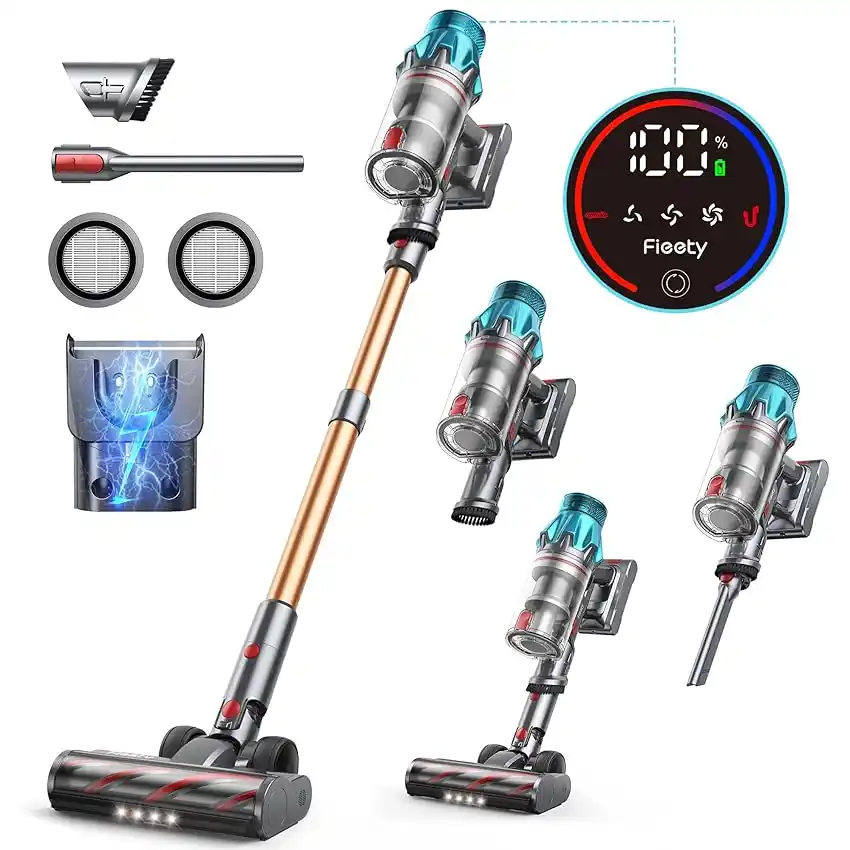 Image from Offerte e Sconti Gratis: 👀 Aspirapolvere Senza Fili 550W/45KPa/60Mins Scopa Elettrica Senza Fi...