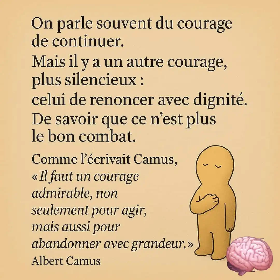 Image from Motivation Et Connaissances Plus: Bonjour la famille Il faut parfois plus de courage pour s’arrêter q...