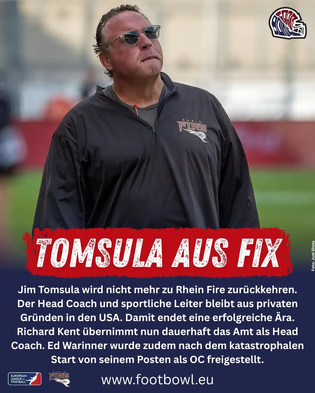 Image from Foot Bowl: BREAKING NEWS: TOMSULA KOMMT NICHT ZURÜCK! Jim Tomsula wird nicht meh...