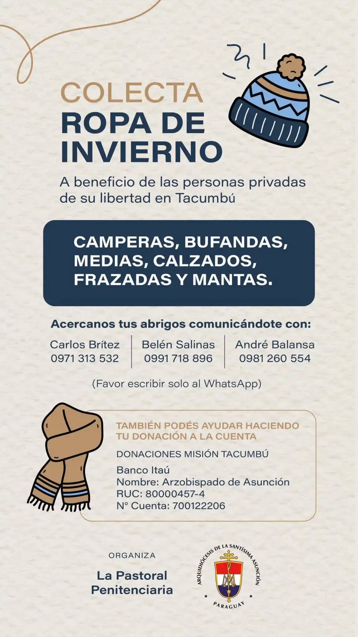 Image from Arzobispado de Asunción: <a class="text-blue-500 hover:underline cursor-pointer" href="/hashtag...