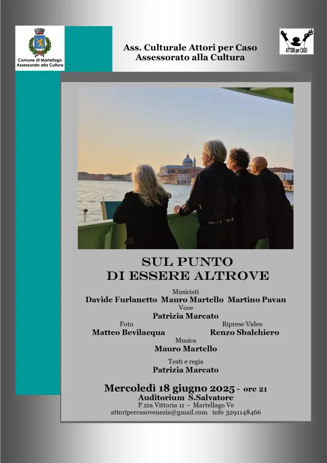 Image from Comune di Martellago: Concerto di parole note e immagini. Sulle melodie del M° Mauro Martel...