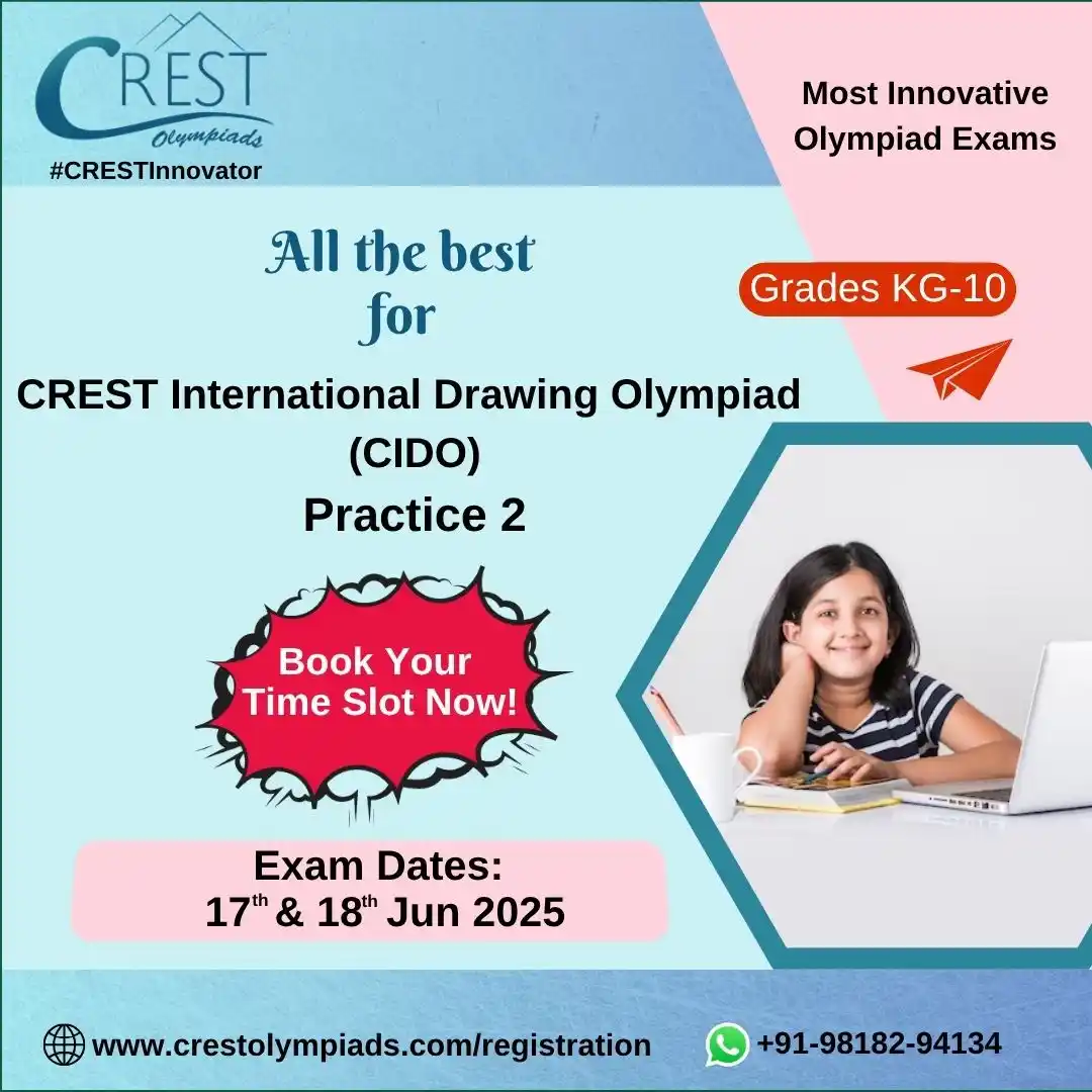 Image from CREST Olympiads: *CREST International Drawing Olympiad (CIDO) Practice 2 is on 17th & 1...