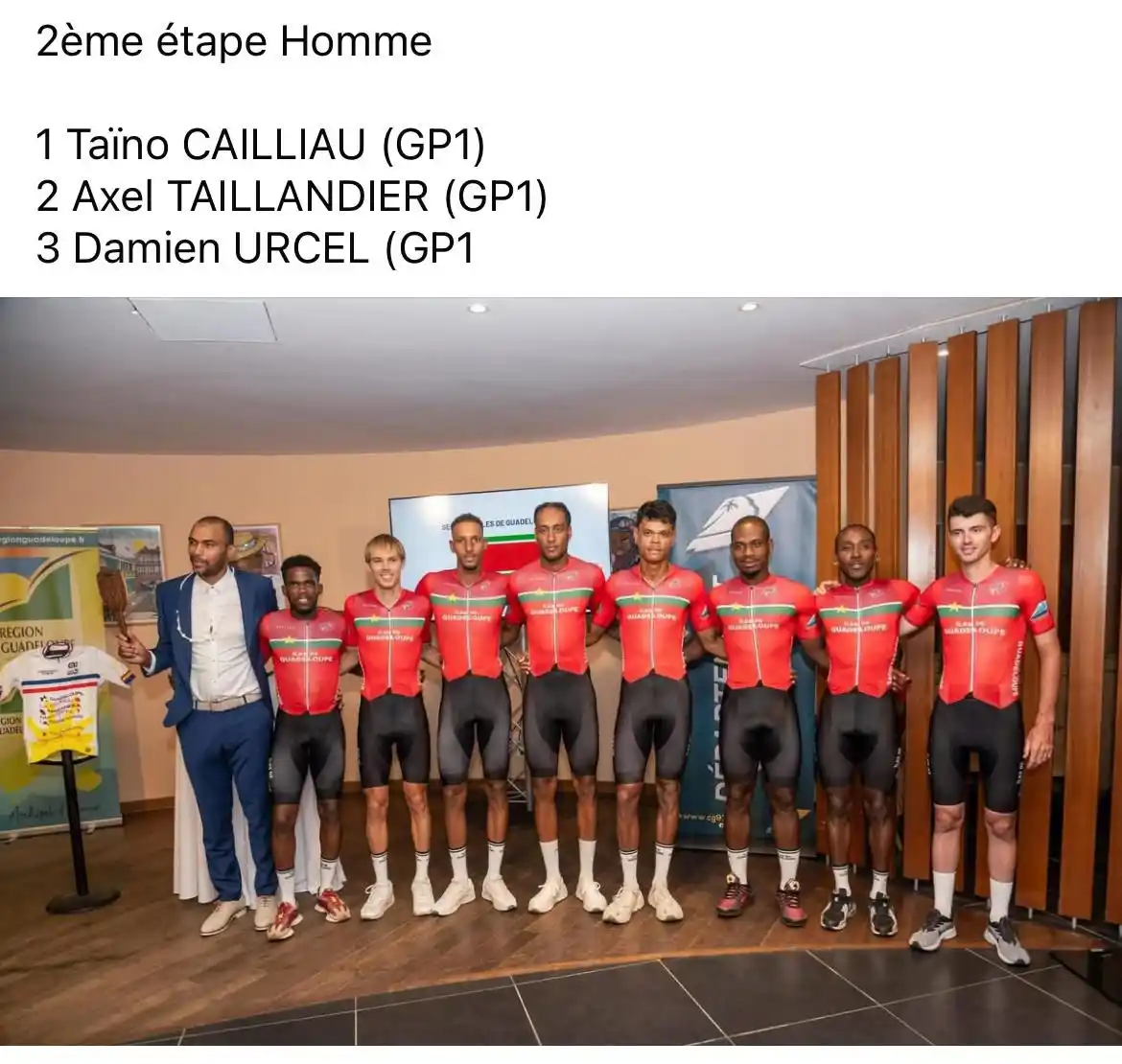 Image from Alyans Nasyonal Gwadloup | ANG : Damien Urcel prend les commandes du championnat Rdv cet apres midi pou...