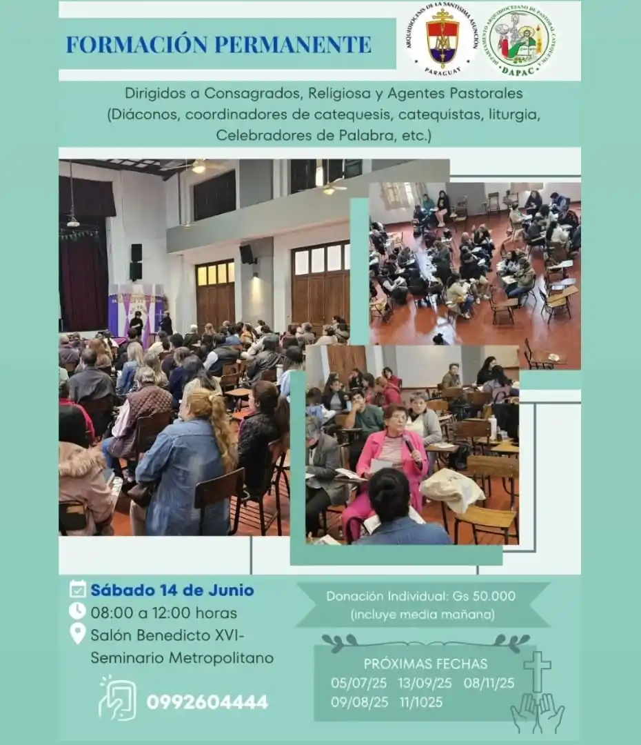 Image from Arzobispado de Asunción: *<a class="text-blue-500 hover:underline cursor-pointer" href="/hashta...