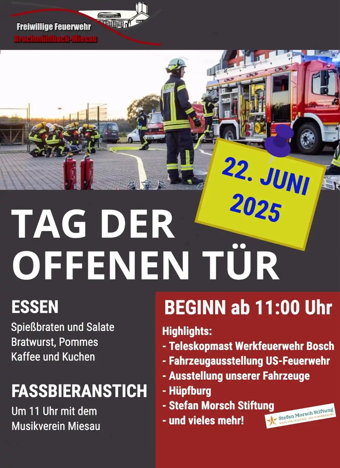 Image from Freiwillige Feuerwehr VG Ramstein - Miesenbach : 🌞 Der Sommer gibt Gas – und wir auch! 🚒🔥 Die Sonne lacht, die Temp...
