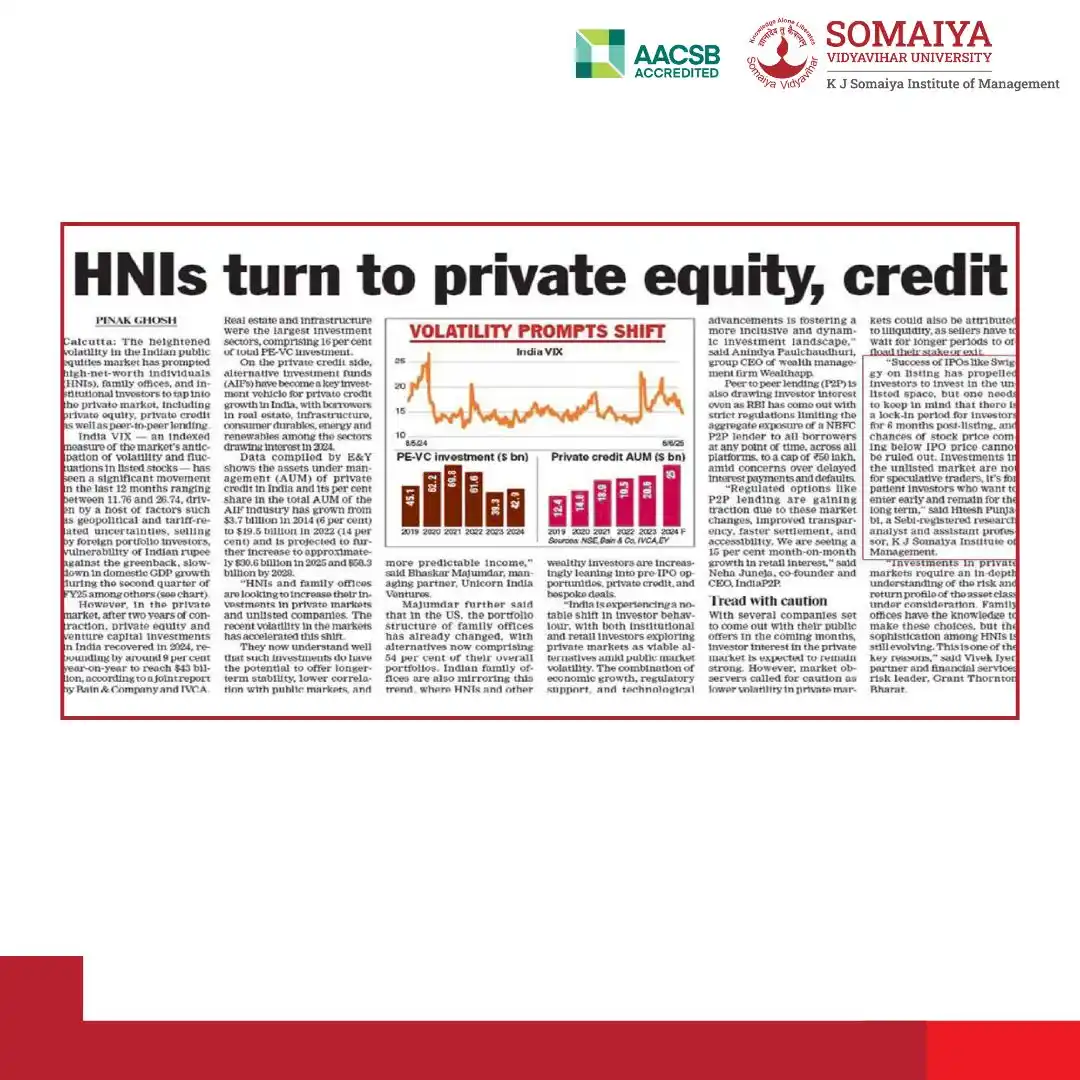 Image from KJSIM Official: Dr Hitesh Punjabi, Assistant Professor - Finance & Law, K J Somaiya In...