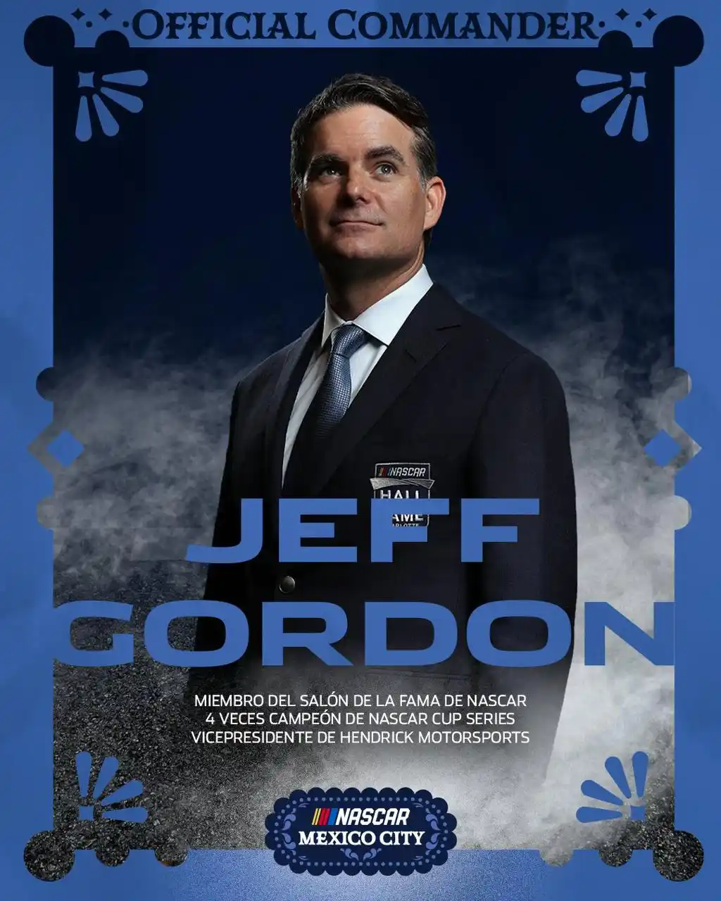 Image from Escudería Telmex : Drivers, start your engines! 😎🏁 Jeff Gordon dará el comando de sali...