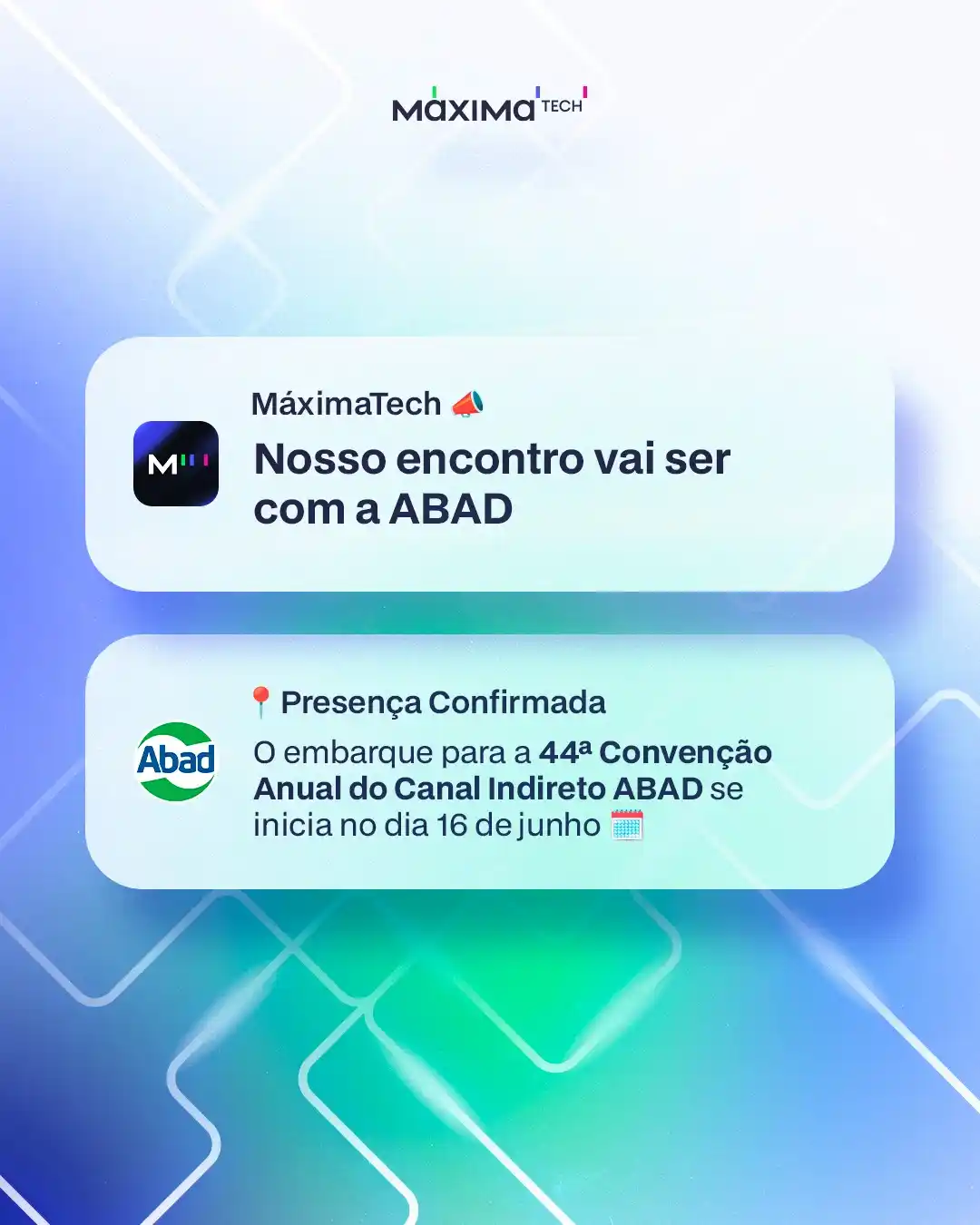 Image from MáximaTech: *✔️ Embarque pronto rumo à Atibaia!*  Há 16 anos ao lado da ABAD e sem...