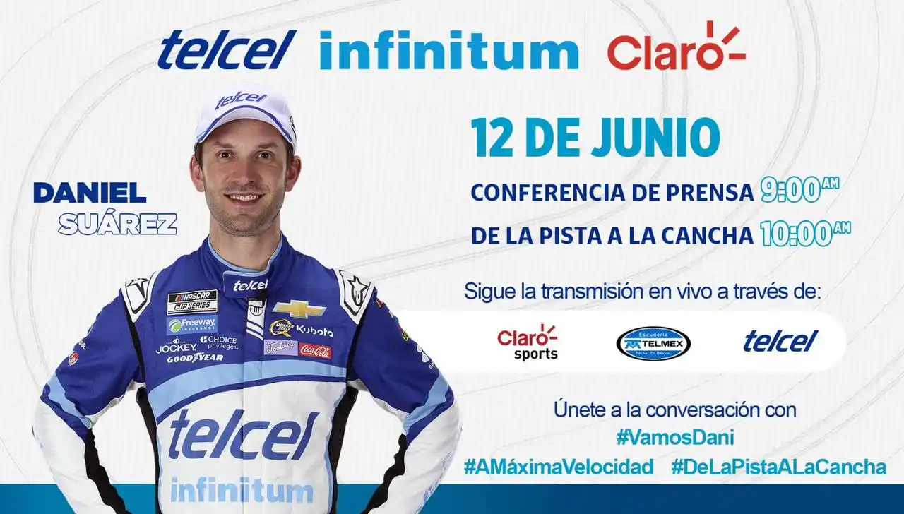 Image from Escudería Telmex : Este jueves tenemos una cita en nuestras redes sociales y en escuderia...