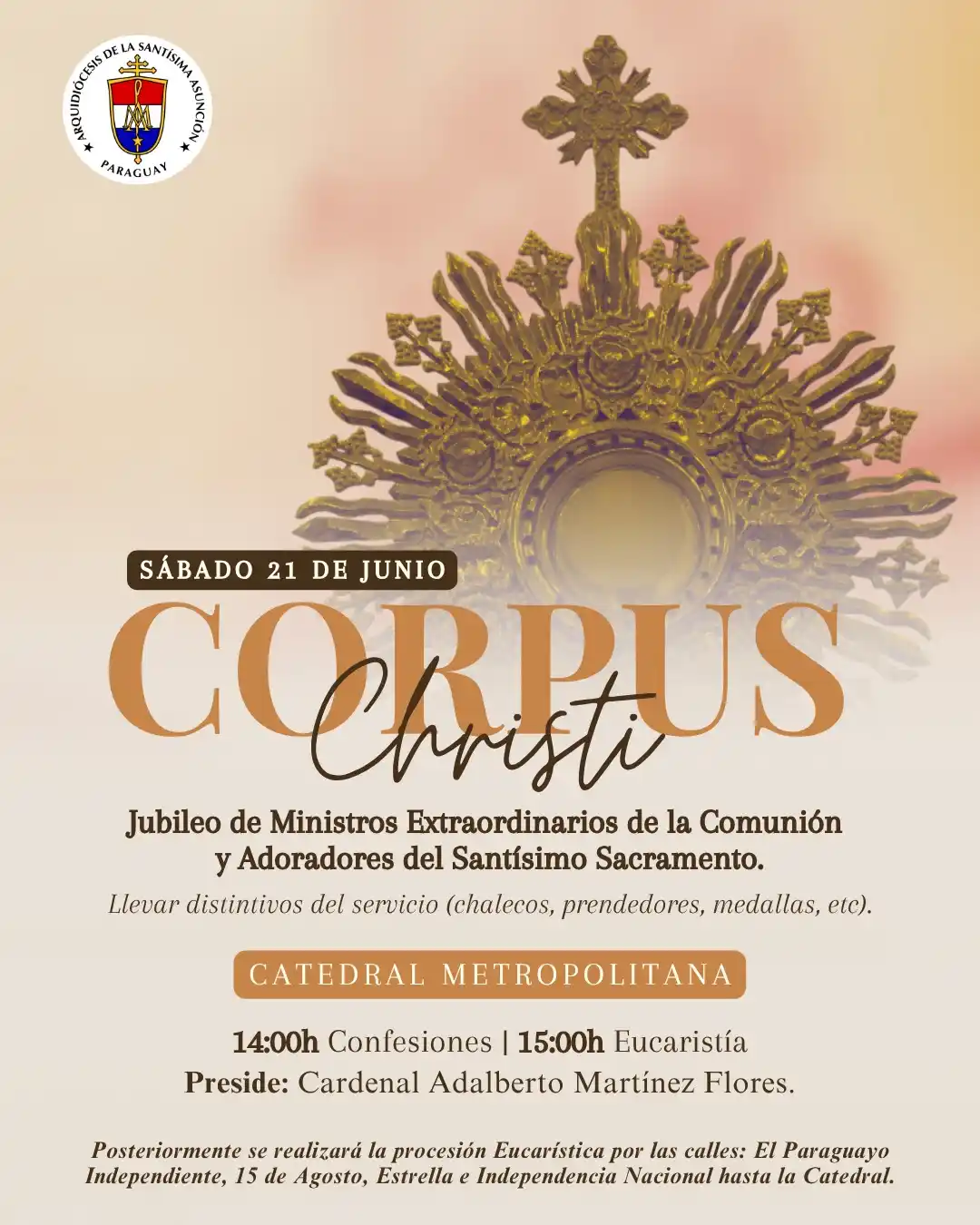 Image from Arzobispado de Asunción: *<a class="text-blue-500 hover:underline cursor-pointer" href="/hashta...