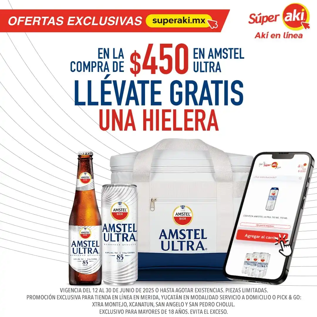 Image from Súper Akí: 📲🎁 ¡EXCLUSIVO de superaki.mx!  🍻🧊Llévate *GRATIS UNA HIELERA* en l...
