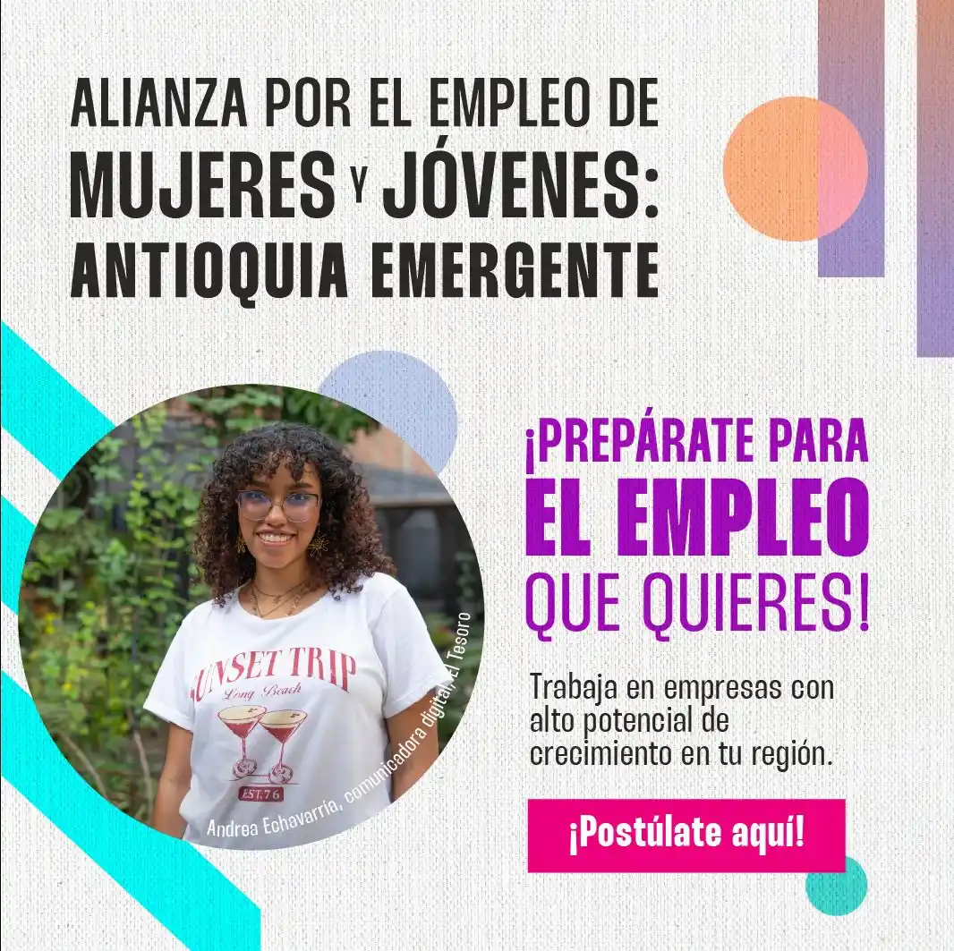 Image from Medellín para TODAS: *Formación y conexión laboral en sectores de alto potencial de desarro...