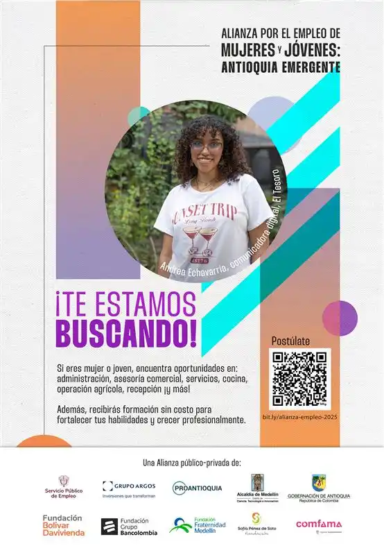 Image from Medellín para TODAS: *Formación y conexión laboral en sectores de alto potencial de desarro...