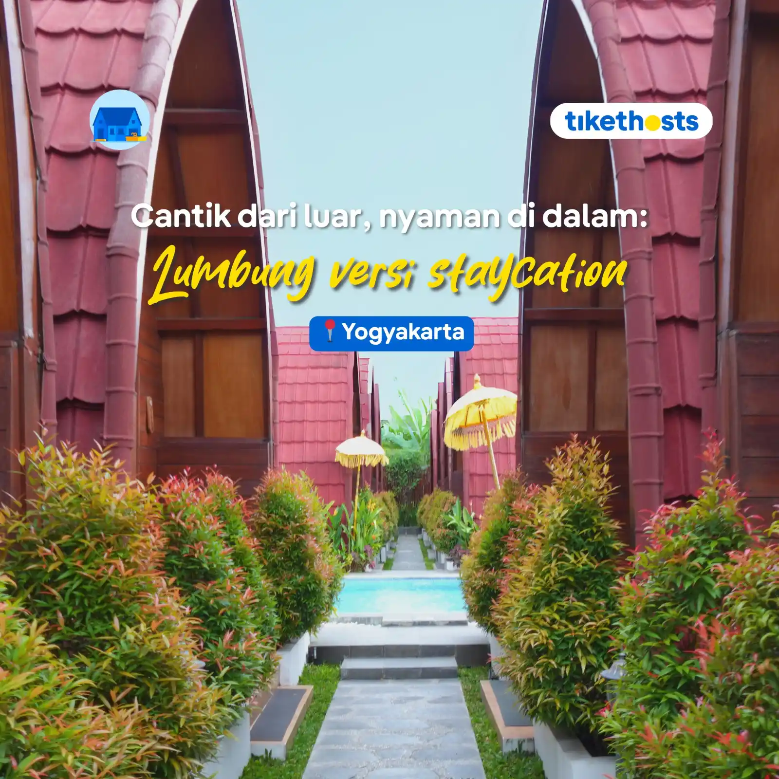 Image from Tiket.com: 🌾 *Gimana rasanya nginep di lumbung?* Tenang, ini bukan lumbung bias...
